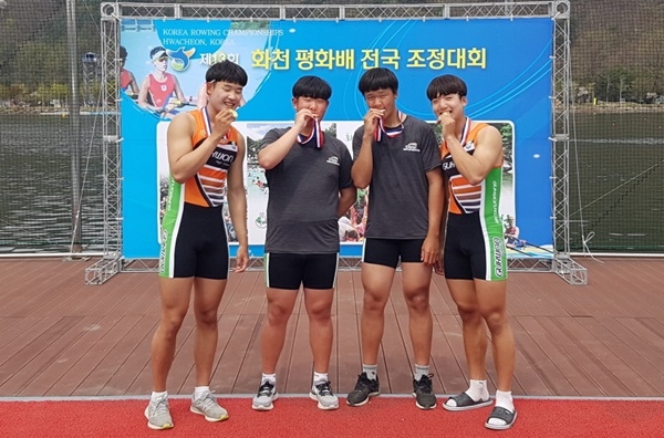 (왼쪽부터) 어정수, 류호영, 전성배, 노무영 선수.
