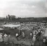 1960년 7월 22일 선거유세장 장면.